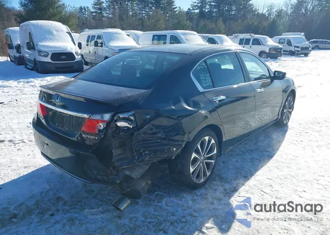 2013 Honda Accord Sport from USA, damaged, VIN 1HGCR2F58DA030527
